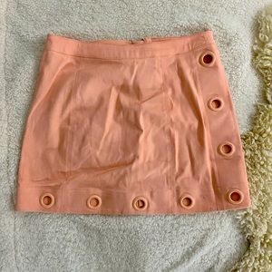 Peach skirt